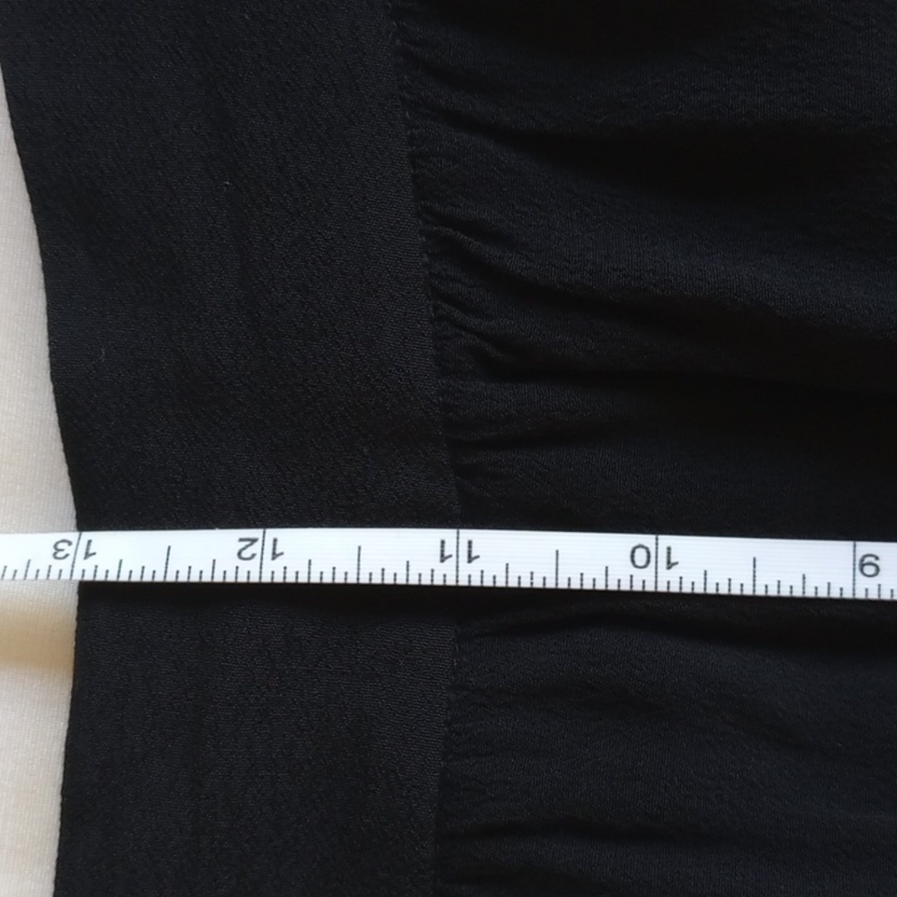 NWOT Madewell Huston Pull-On Crop Pants XXS Black G2036 - Picture 11 of 13